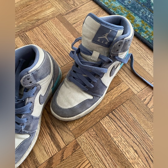 Air Jordan 1 high in purple and blue - Picture 1 of 10